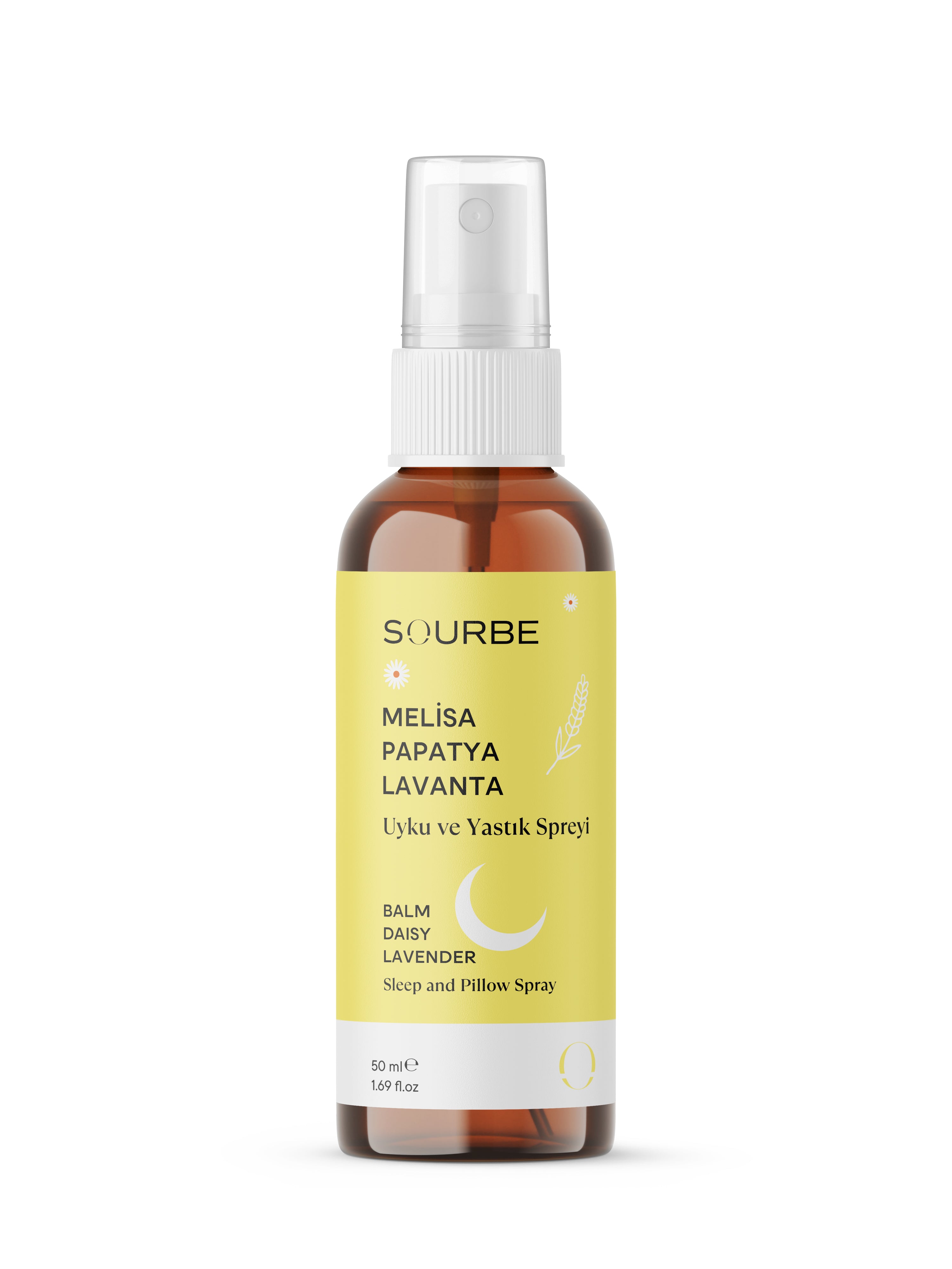 Melisa, Papatya, Lavanta Karışımı Uyku ve Yastık Spreyi 50ml