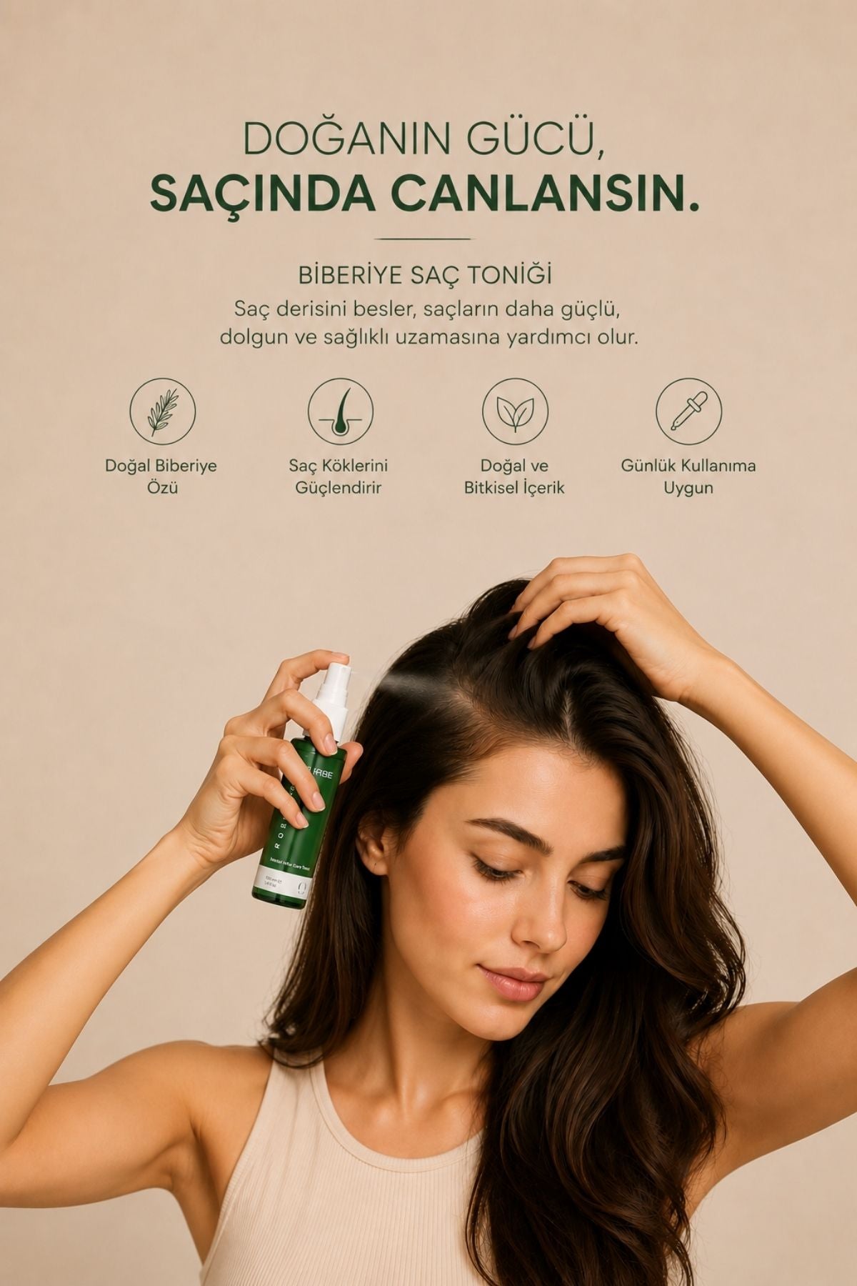 Biberiye Saç Tonik Suyu 150ml
