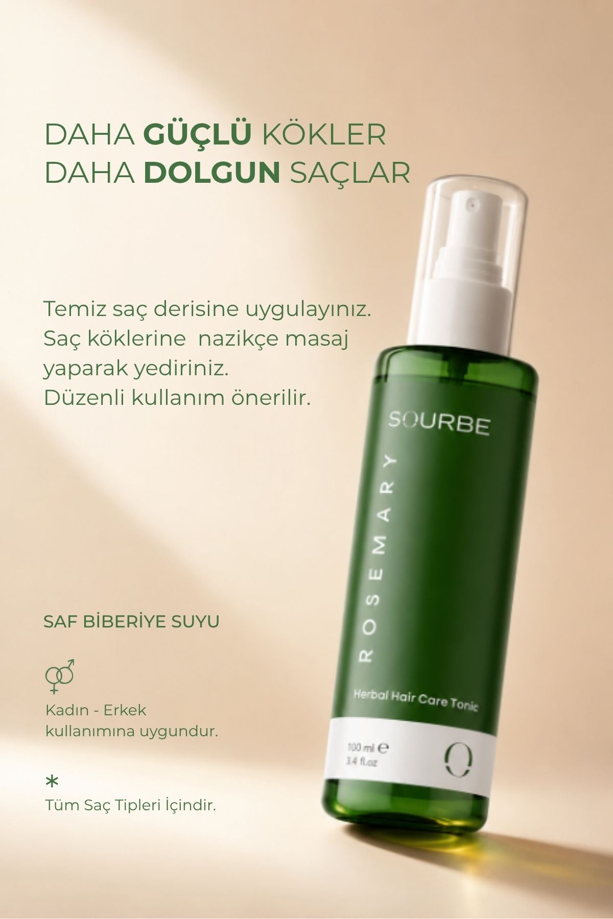 Biberiye Saç Tonik Suyu 150ml