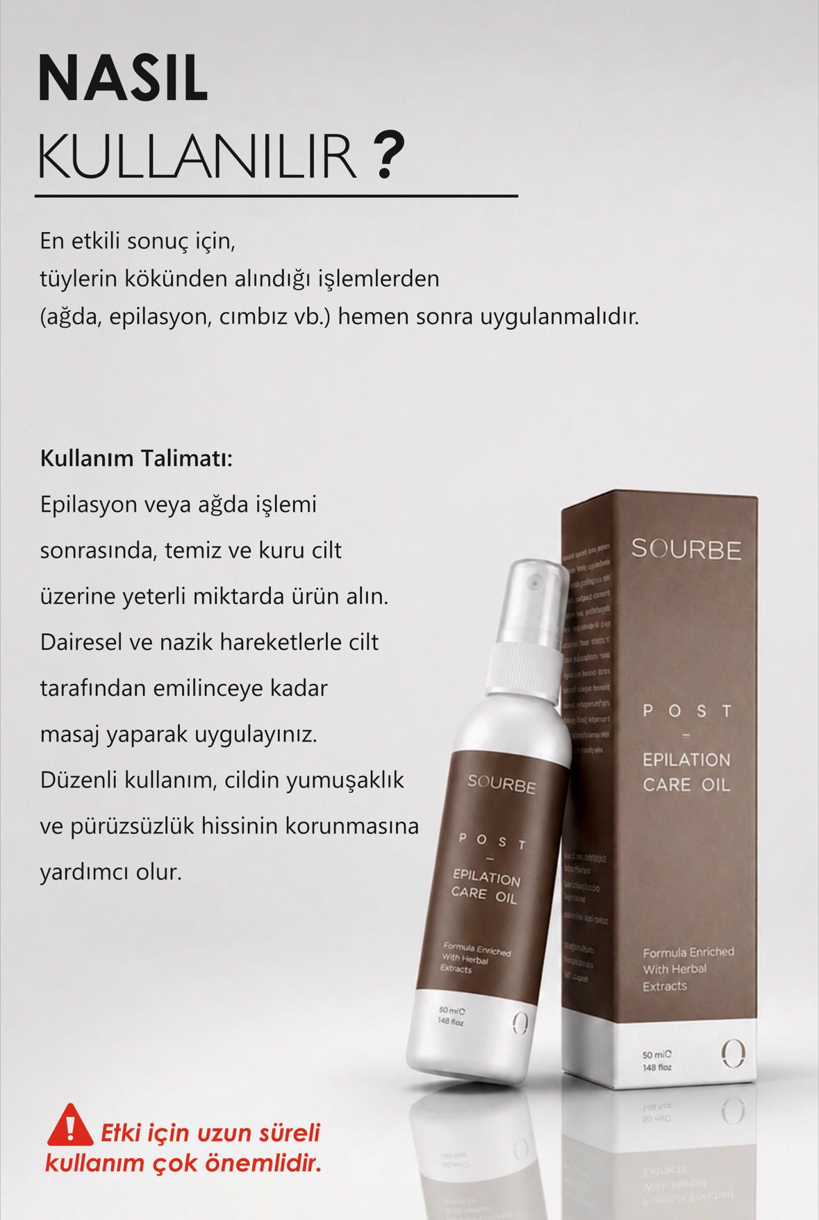 Karınca Yumurtası Yağı Epilasyon Sonrası Bakım Yağı - Tüy Azaltıcı İnceltici 50ml